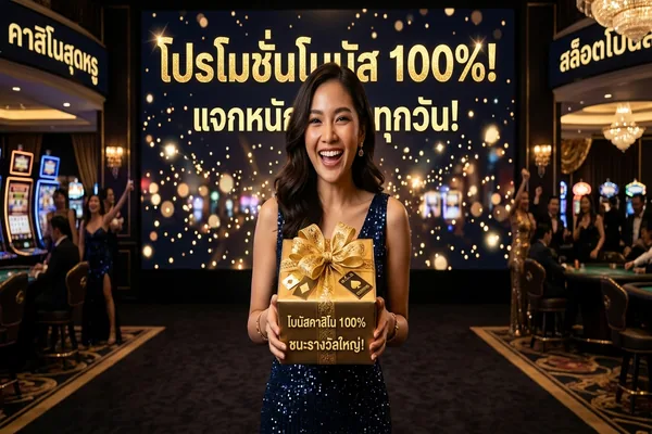 โปรโมชันสมาชิกใหม่ SUMO69 โบนัส 100% แคชแบ็ค